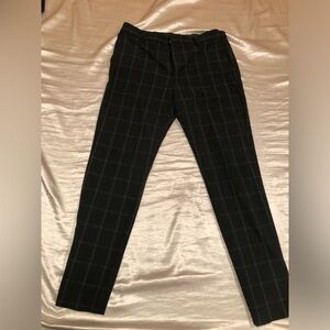 H&M Black CheckerBoard Slim Fit Pants
